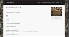 Desktop Screenshot of dallas-firewood.com
